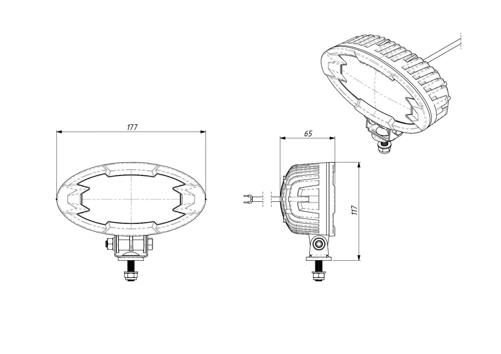 Arbeitsleuchte LRD 3162 RAPTOR – zuverlässige Ausleuchtung unter allen Bedingungen.